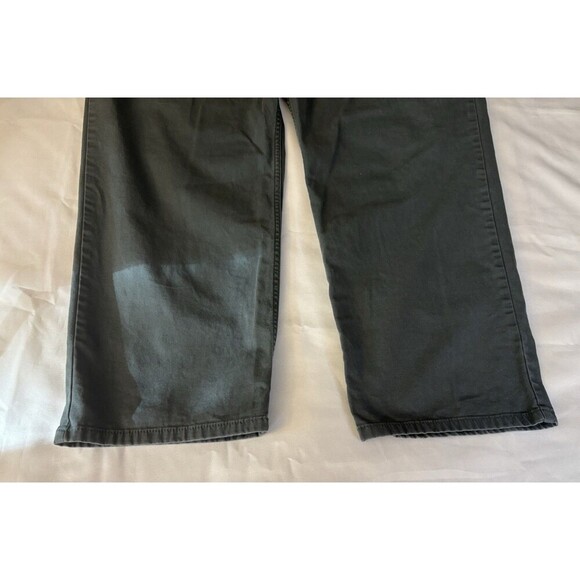 CARHARTT Twill Work Pants Mens 44x30 Olive Green Relaxed Fit Straight Carpenter - Picture 8 of 9